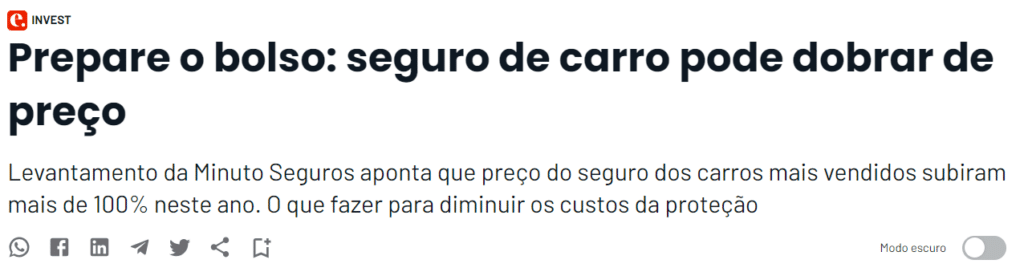 seguro custa caro